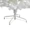8ft. Pre-Lit White Artificial Christmas Tree, Clear LED Lights